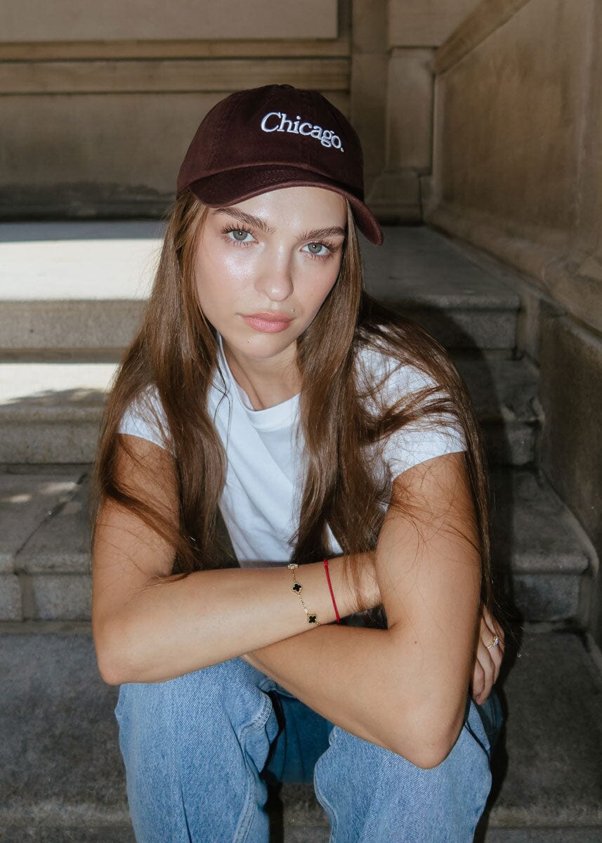 Chicago. Dad Hat - Chocolate - Image 4