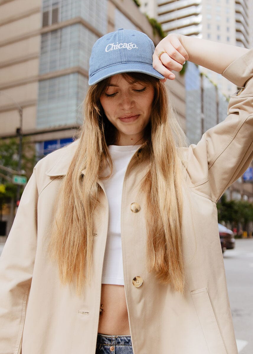 Chicago. Dad Hat - Dark Denim - Image 2