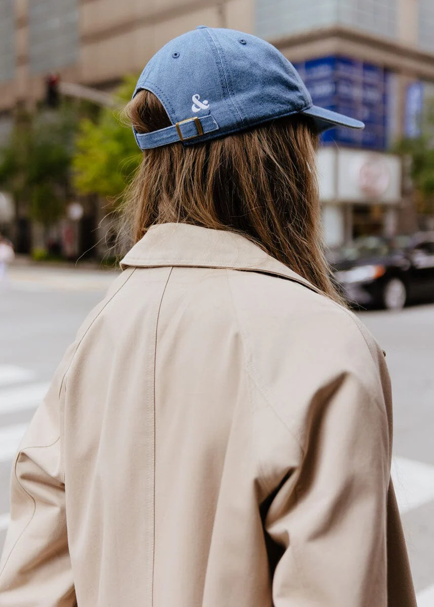 Chicago. Dad Hat - Dark Denim - Image 3