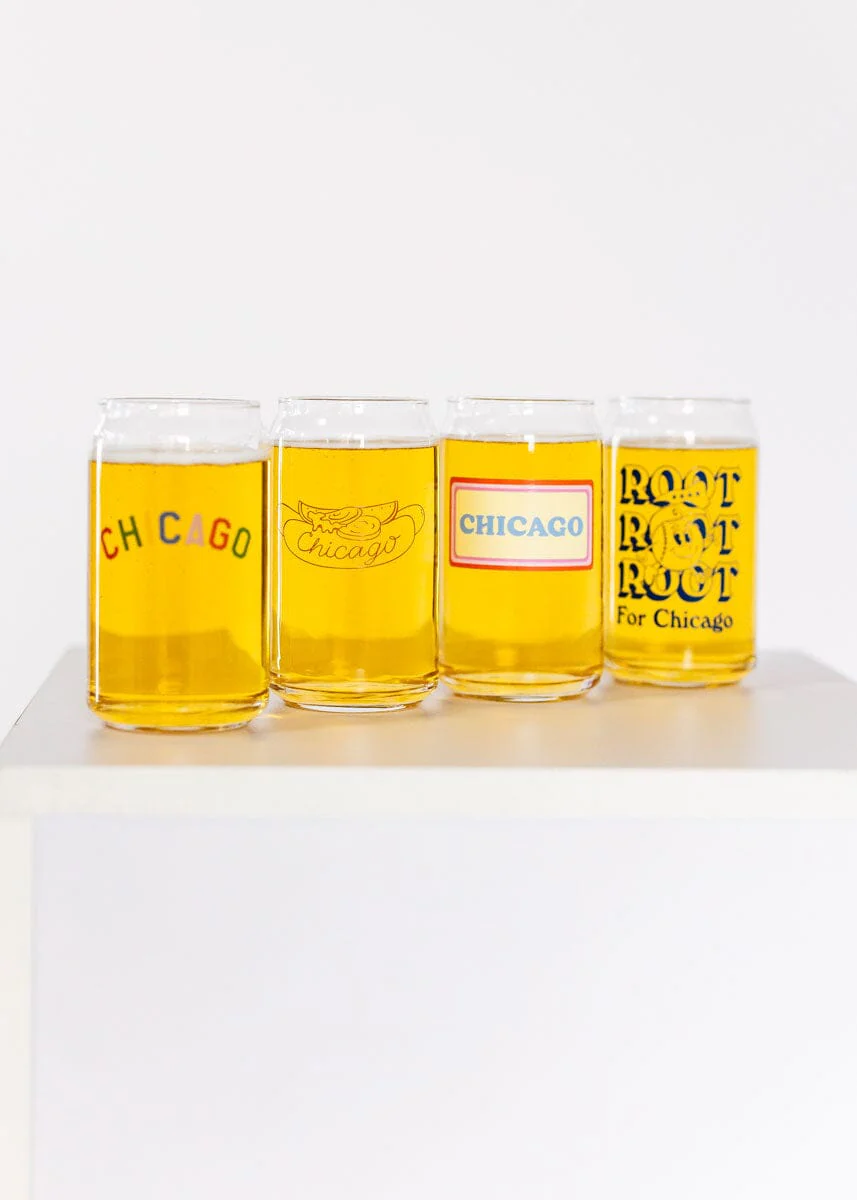 Chicago Dog Can Glass - Image 3