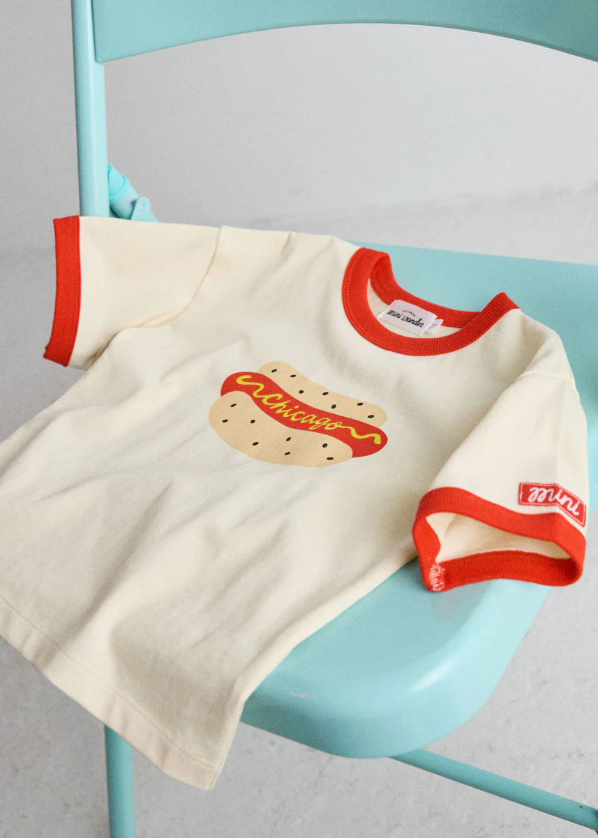 Chicago Dog Oversized Ringer Tee - Image 2