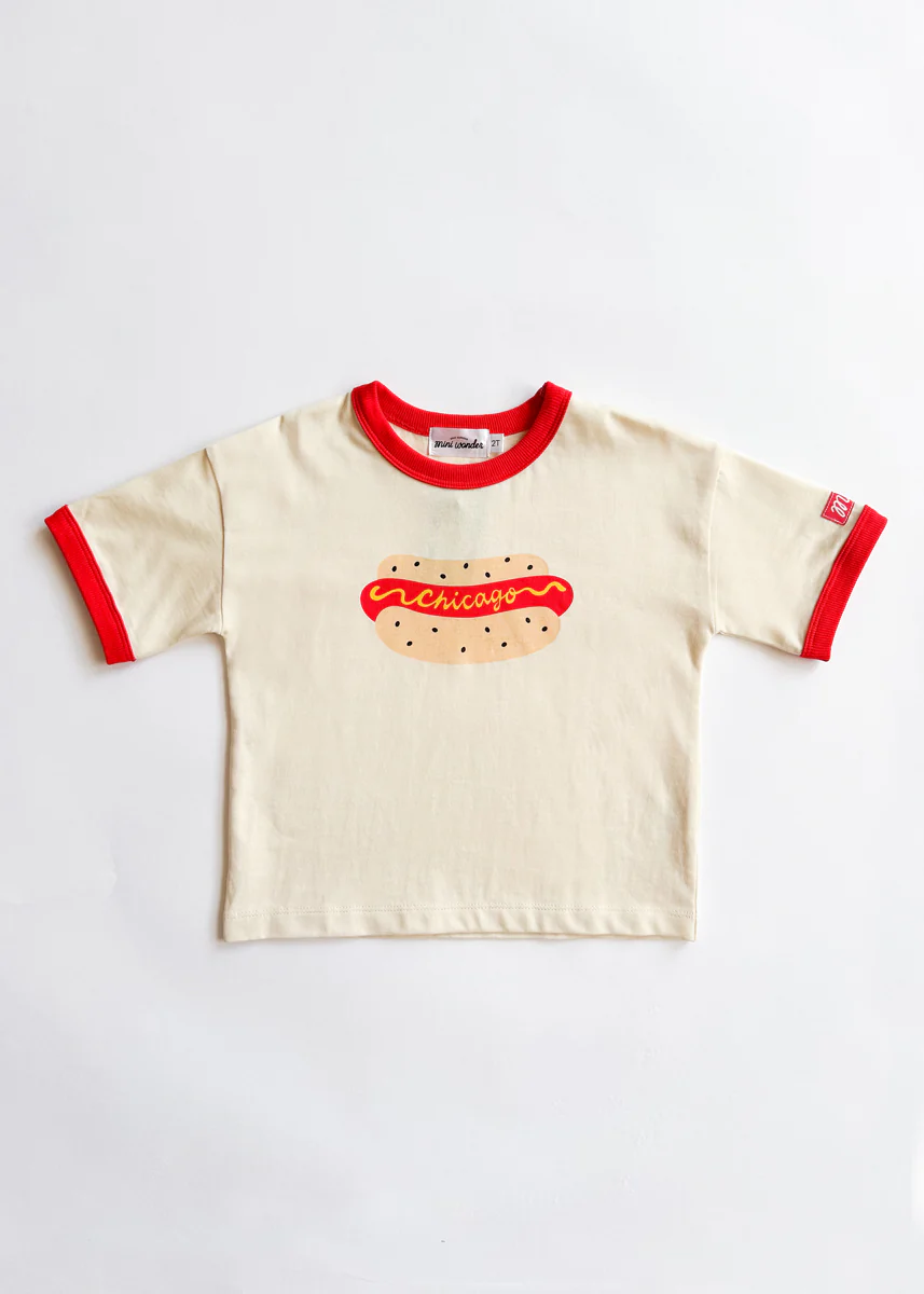 Chicago Dog Oversized Ringer Tee - Image 5