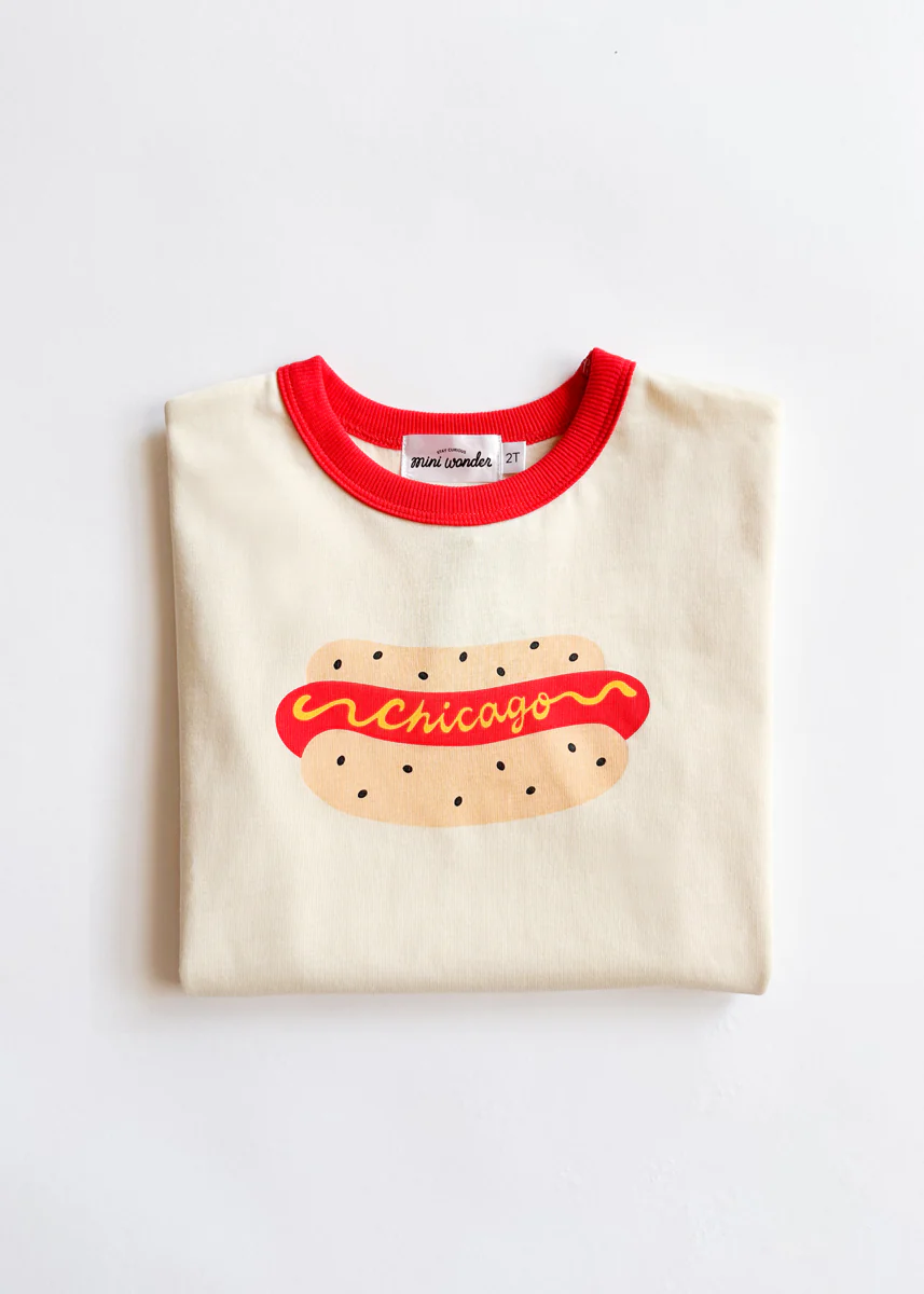 Chicago Dog Oversized Ringer Tee - Image 6