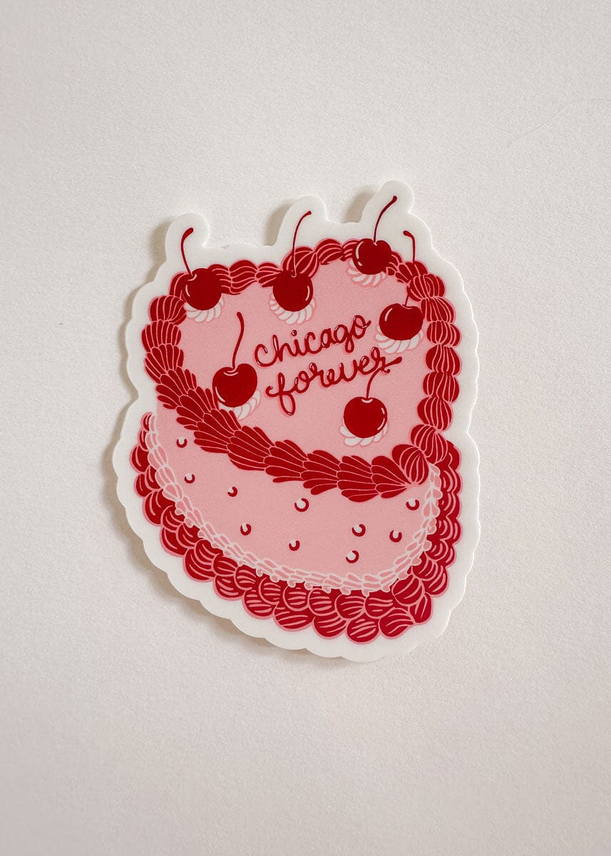 Chicago Forever Cake Sticker - Image 2