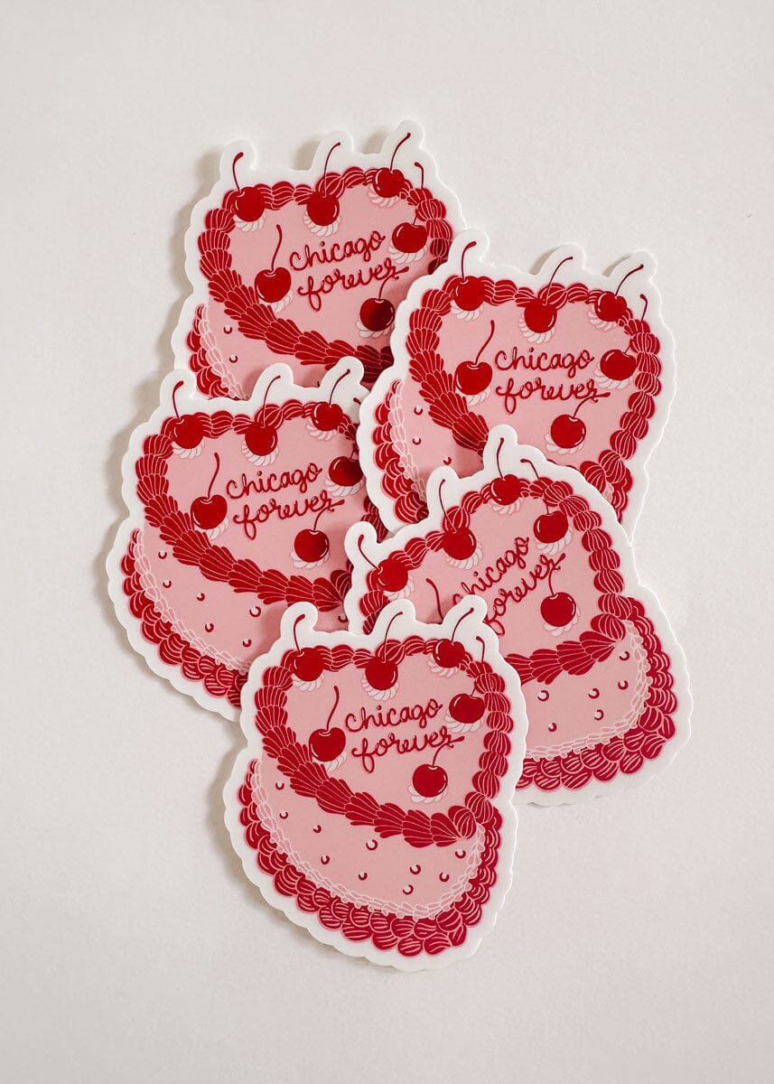 Chicago Forever Cake Sticker - Image 3