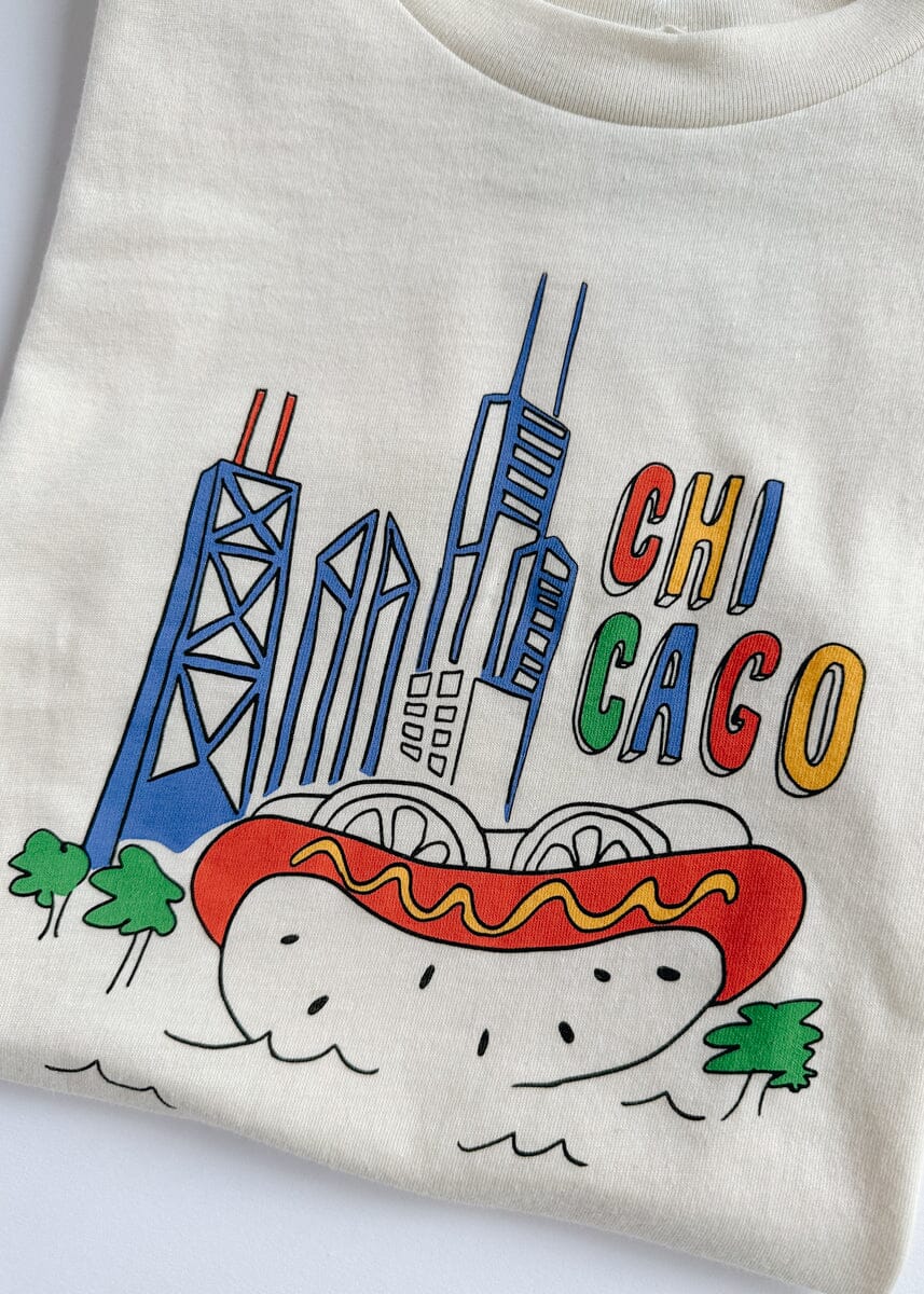 Chicago Fun Toddler Tee - Natural - Image 5