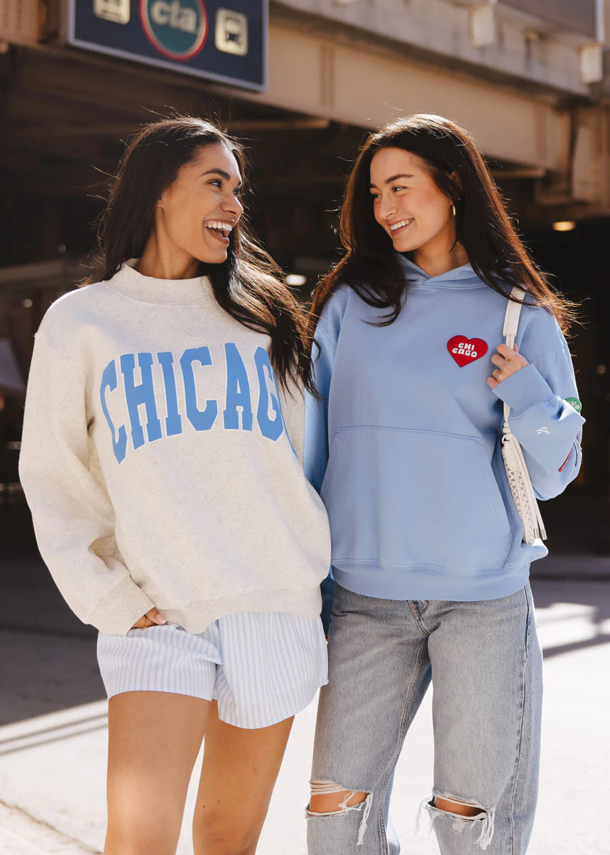 Chicago Game Day Patch Hoodie - Blue - Image 6