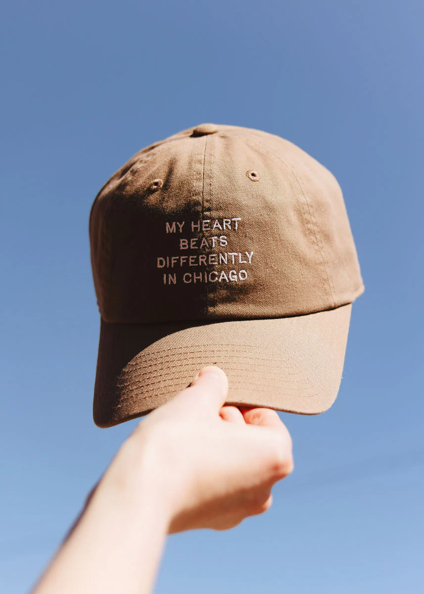 Chicago Heartbeat Dad Hat - Espresso - Image 3