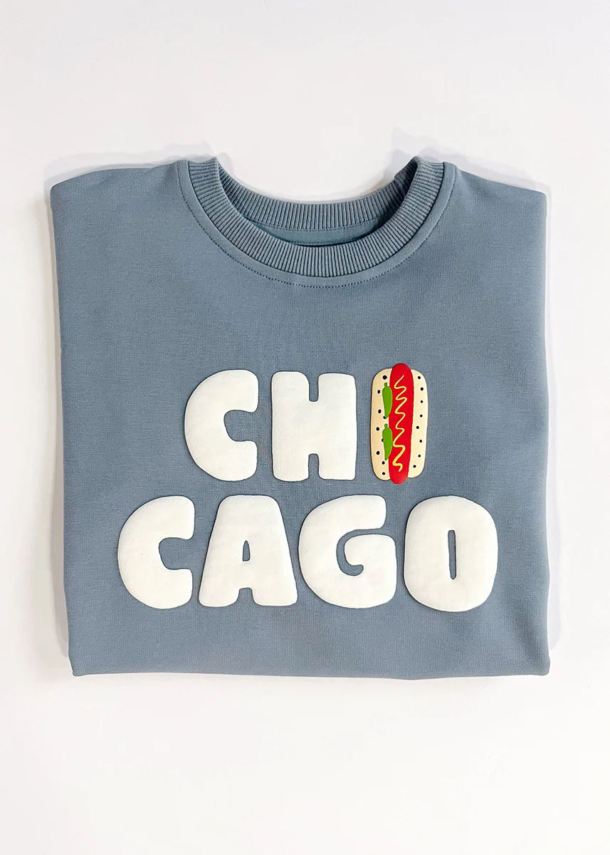 Chicago Hot Dog Terry Oversized Sweatsuit Set - Image 10