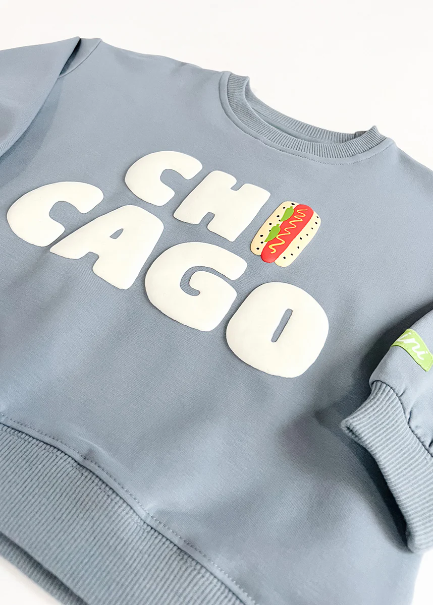 Chicago Hot Dog Terry Oversized Sweatsuit Set - Image 11