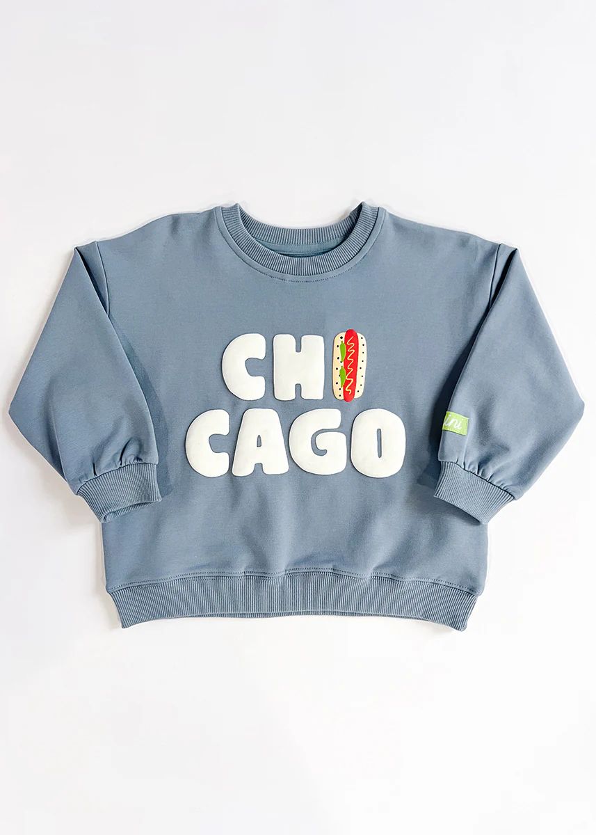 Chicago Hot Dog Terry Oversized Sweatsuit Set - Image 3