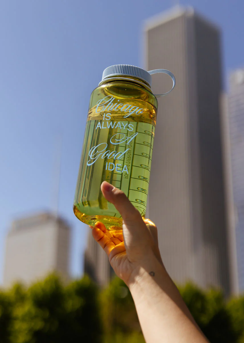 Chicago Is Always A Good Idea Nalgene 32oz - Butter - Image 5