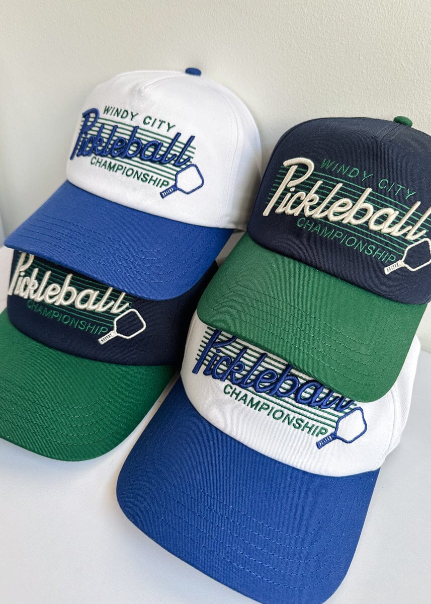 Chicago Pickleball Two-Tone Hat - Navy & Green - Image 7
