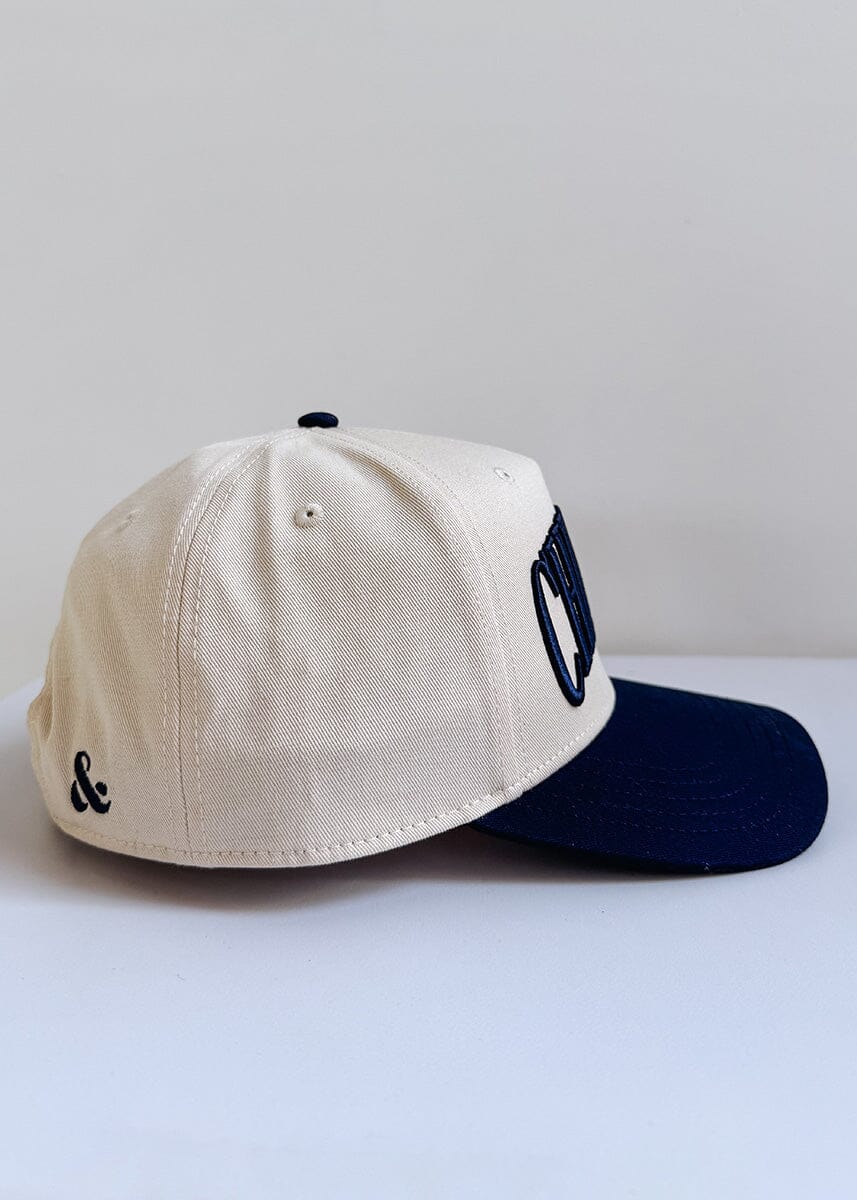 Chicago Puff Baseball Cap - Navy - Image 3