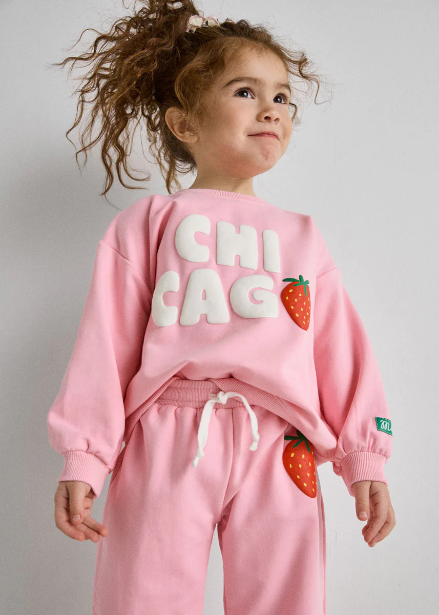 Chicago Strawberry Terry Oversized Sweatsuit Set - Image 6
