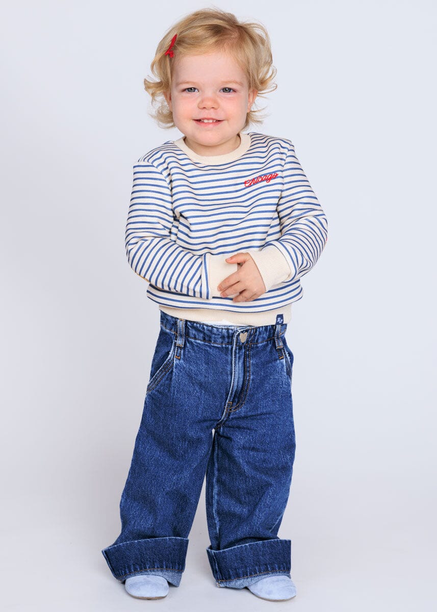Chicago Striped Patch Sweatshirt - Image 3