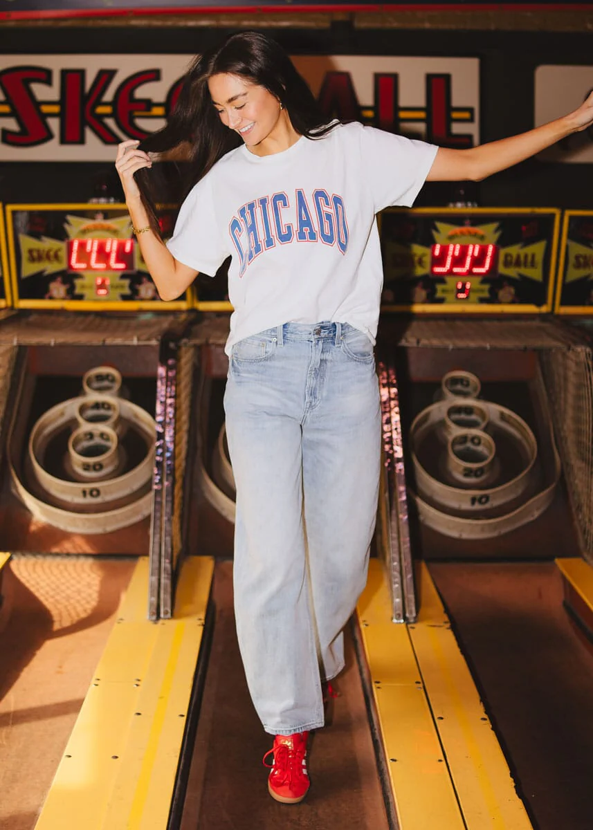 Chicago Varsity Heavyweight Crop Tee - Image 5