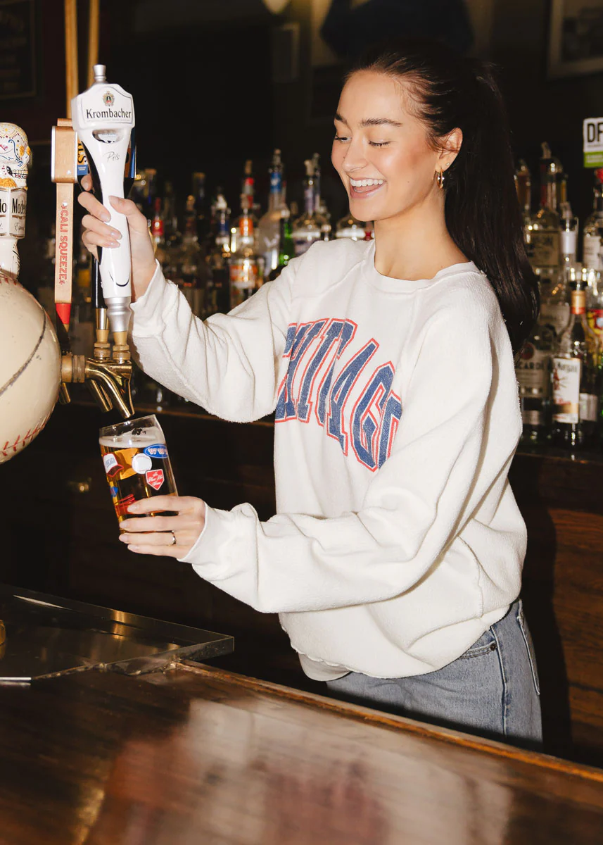 Chicago Varsity Reverse Weave Classic Crew Sweatshirt - Image 3