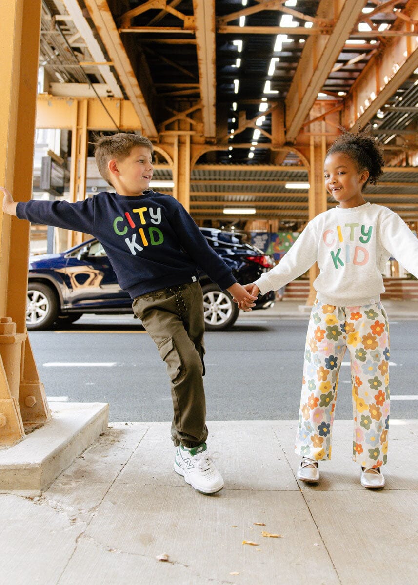 City Kid Sweatshirt - Blue Multi - Image 3