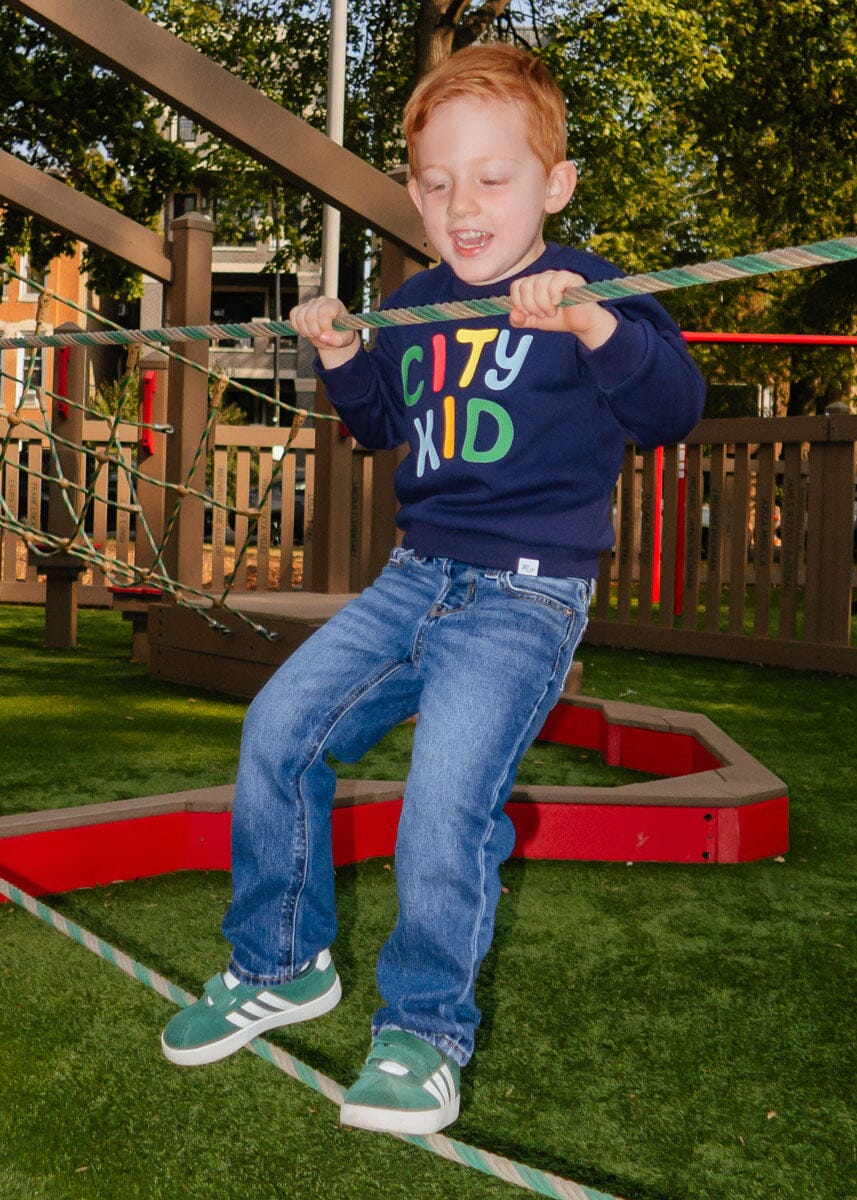 City Kid Sweatshirt - Blue Multi - Image 5