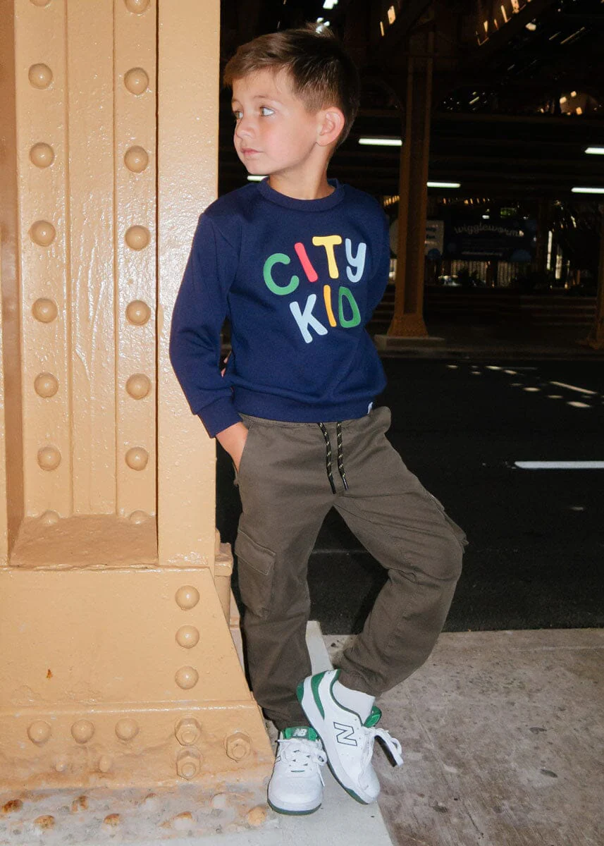 City Kid Sweatshirt - Blue Multi - Image 6