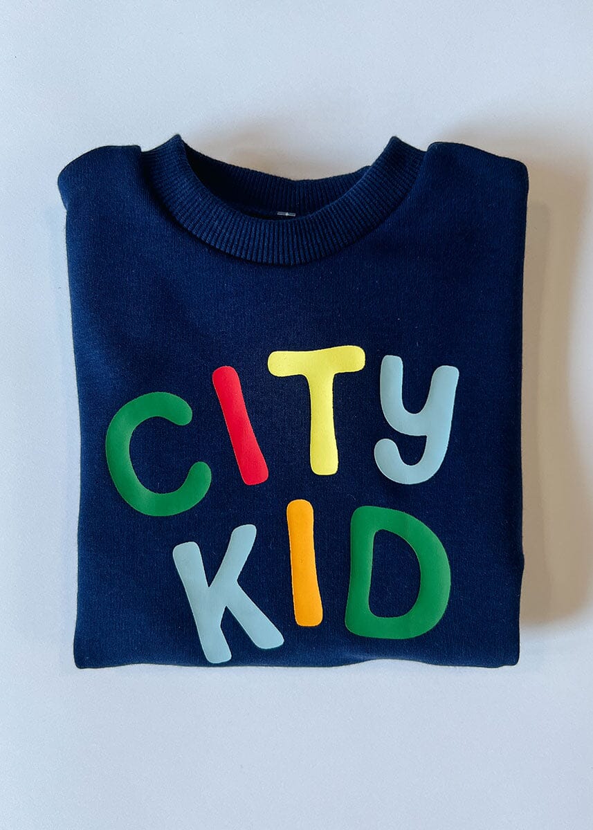 City Kid Sweatshirt - Blue Multi - Image 7