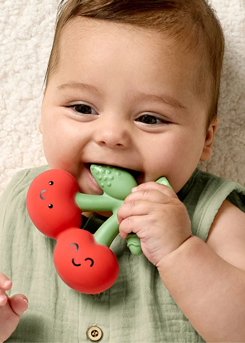 Comfort Crew™ Cherries Teether Toy - Image 2