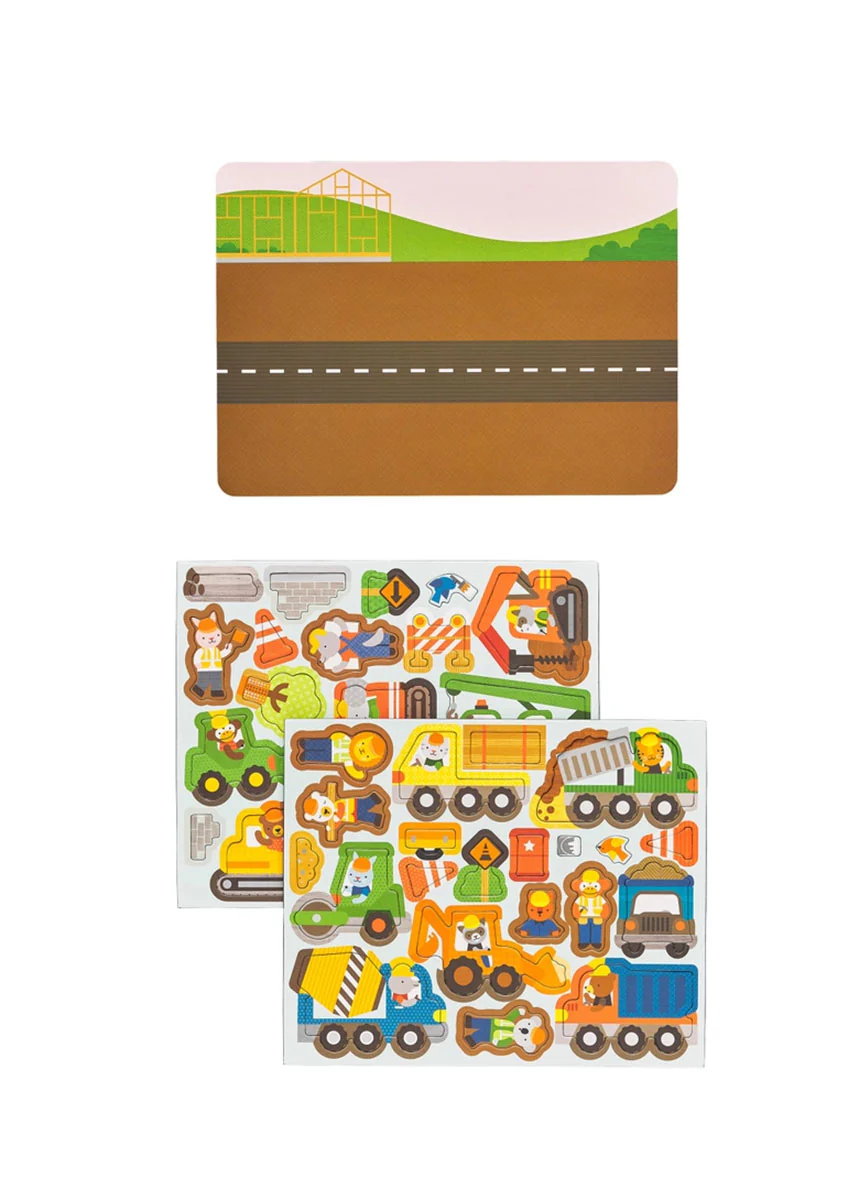 Construction Site Magnetic Play Set - Image 3
