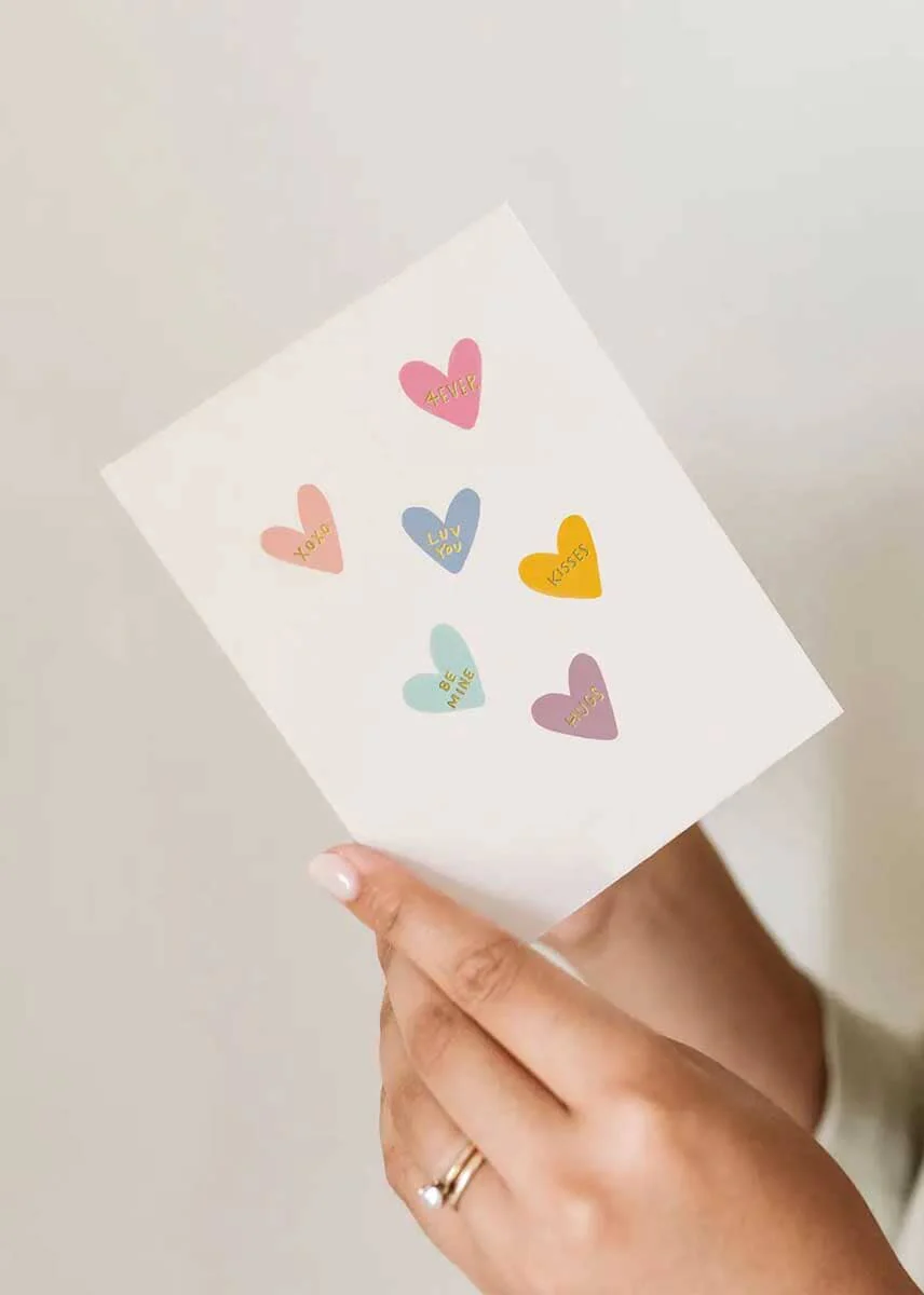 Conversation Hearts Card - Image 2