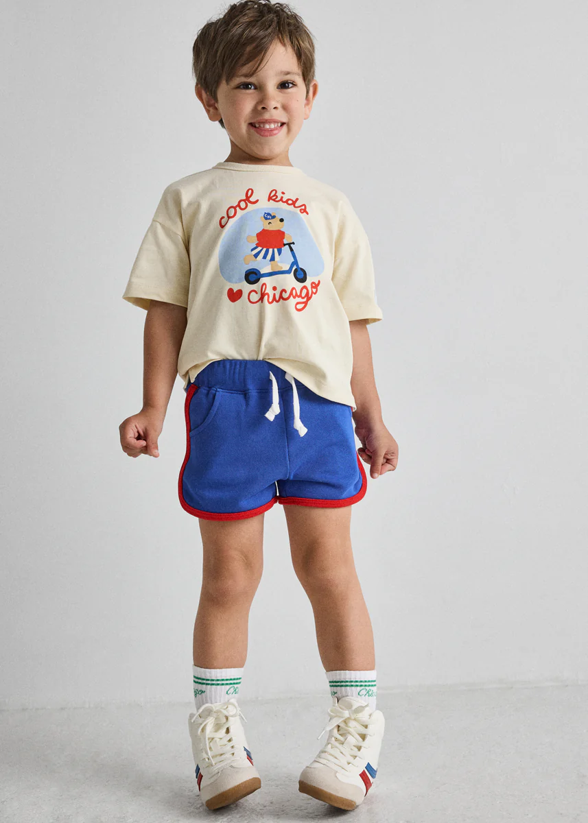 Cool Kids Love Chicago Oversized Tee & Short Set - Image 3