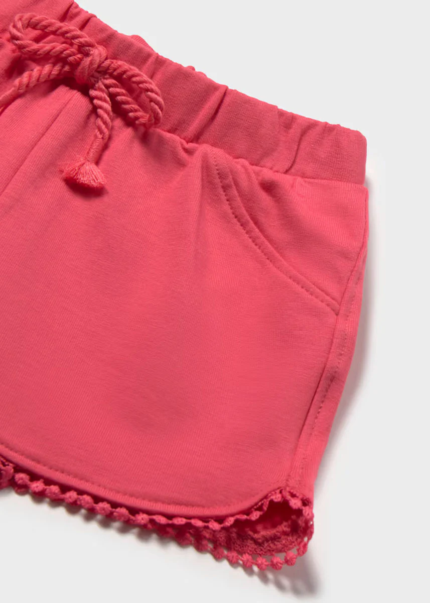 Cora Chenille Shorts - Hibiscus - Image 3