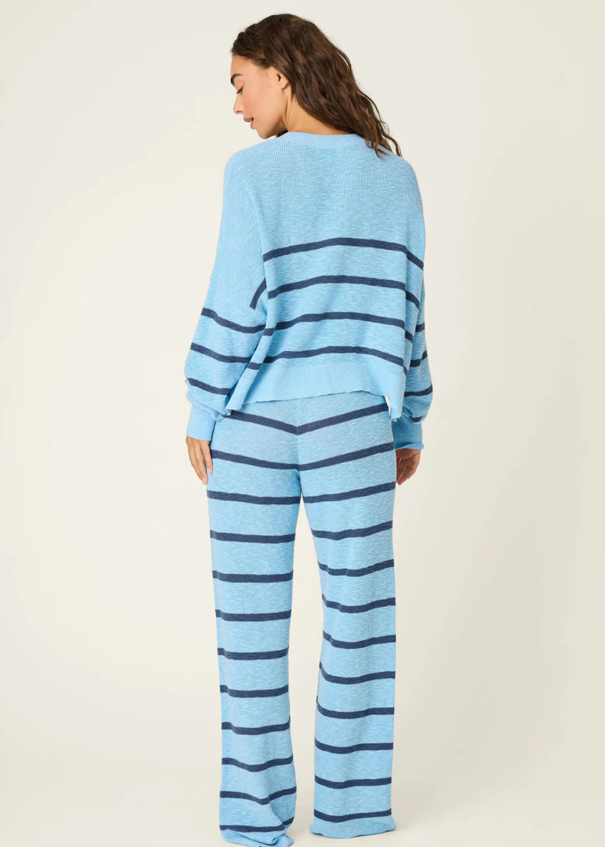 Cozy Up Cotton Sweater L/S - Blue Bird - Image 3