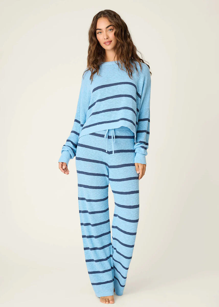 Cozy Up Cotton Sweater L/S - Blue Bird - Image 4
