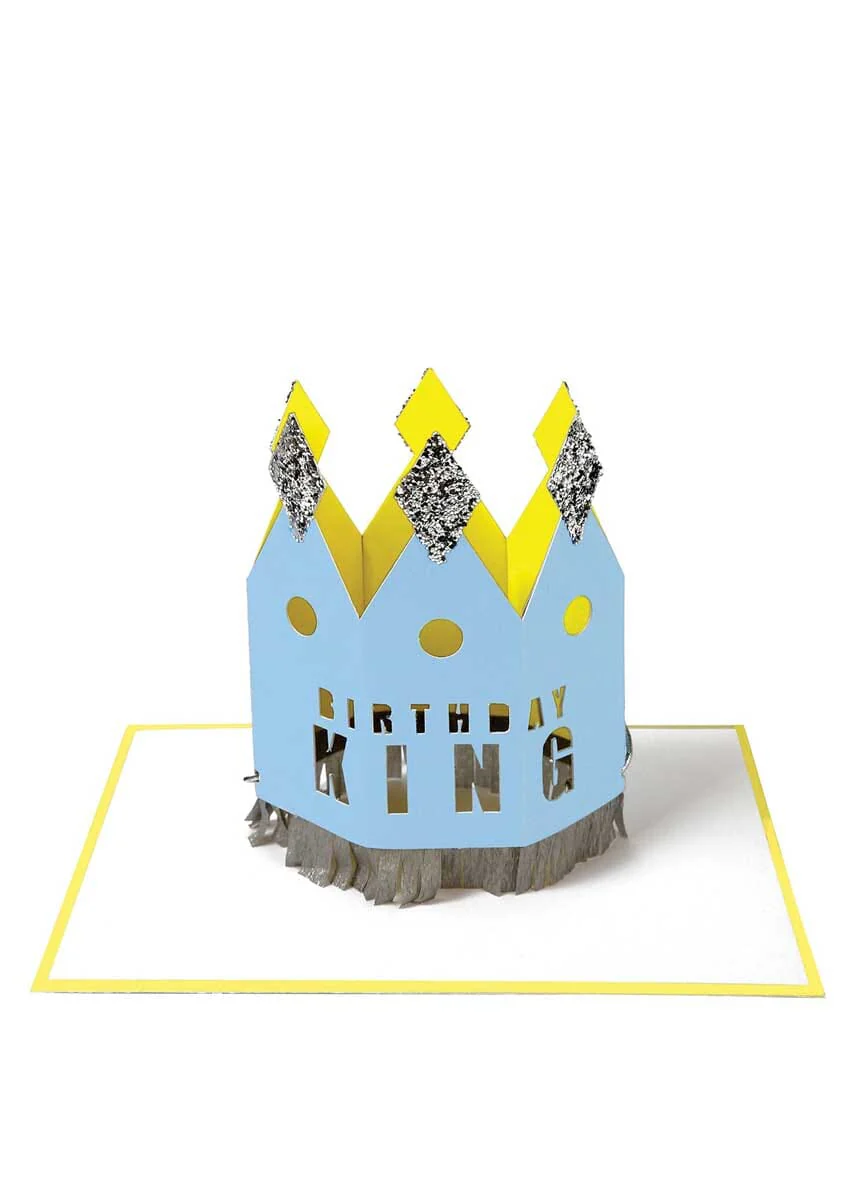 Crowned Birthday King Card - Image 2