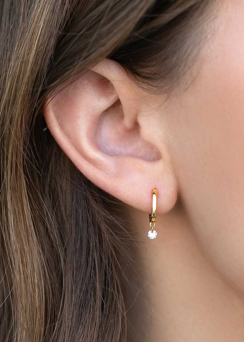 Dew You Hoops - Gold - Image 2
