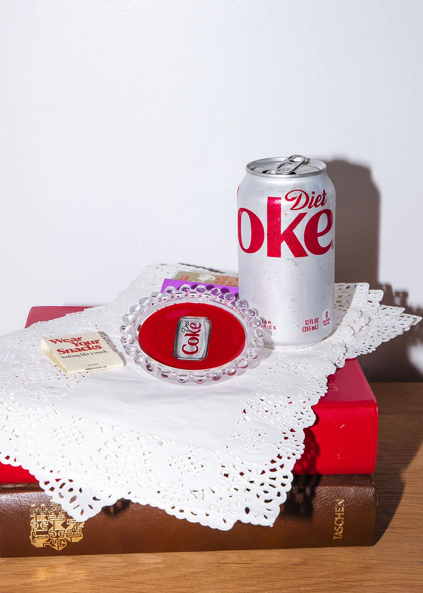 Diet Coke Hobnail Trinket Dish - Image 3