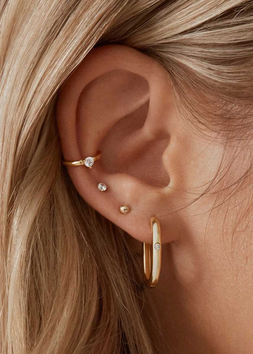 Divine Earrings - Gold - Image 2