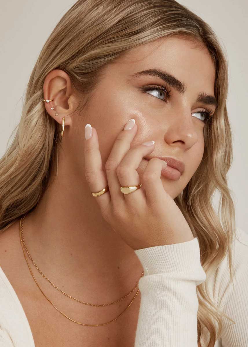 Divine Earrings - Gold - Image 3