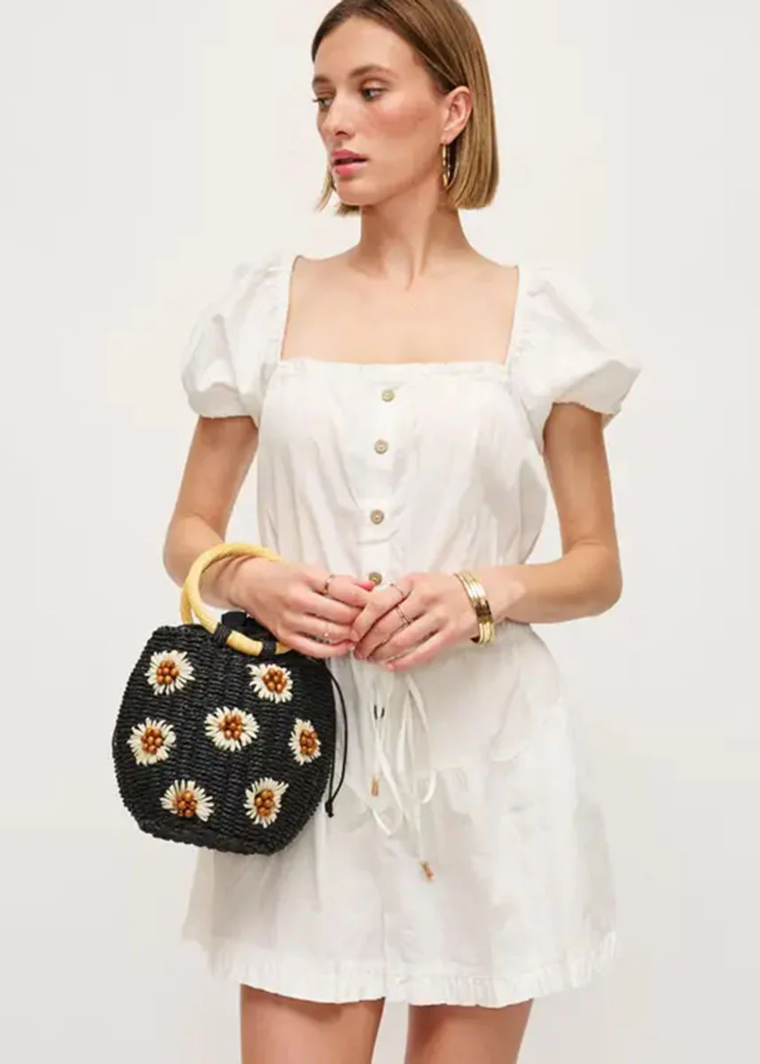 Emaline Satchel - Black - Image 8