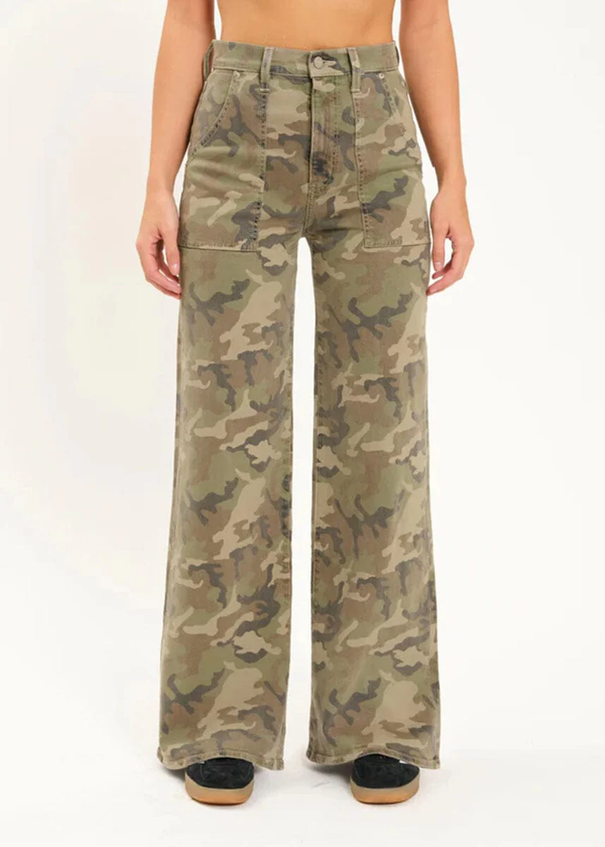 Far Out Patch Pocket High-Rise Wide Leg - Hideaway - Image 4