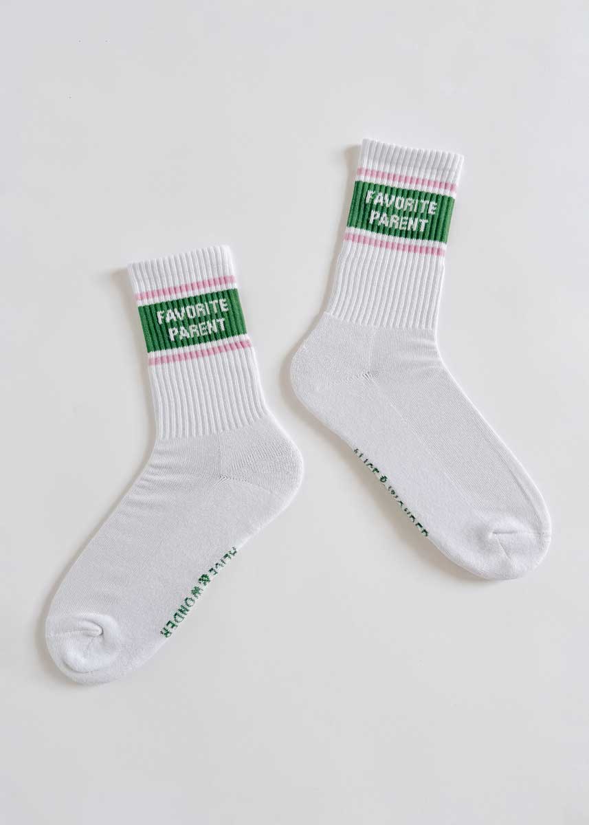 Favorite Parent Long Crew Sock - Image 2