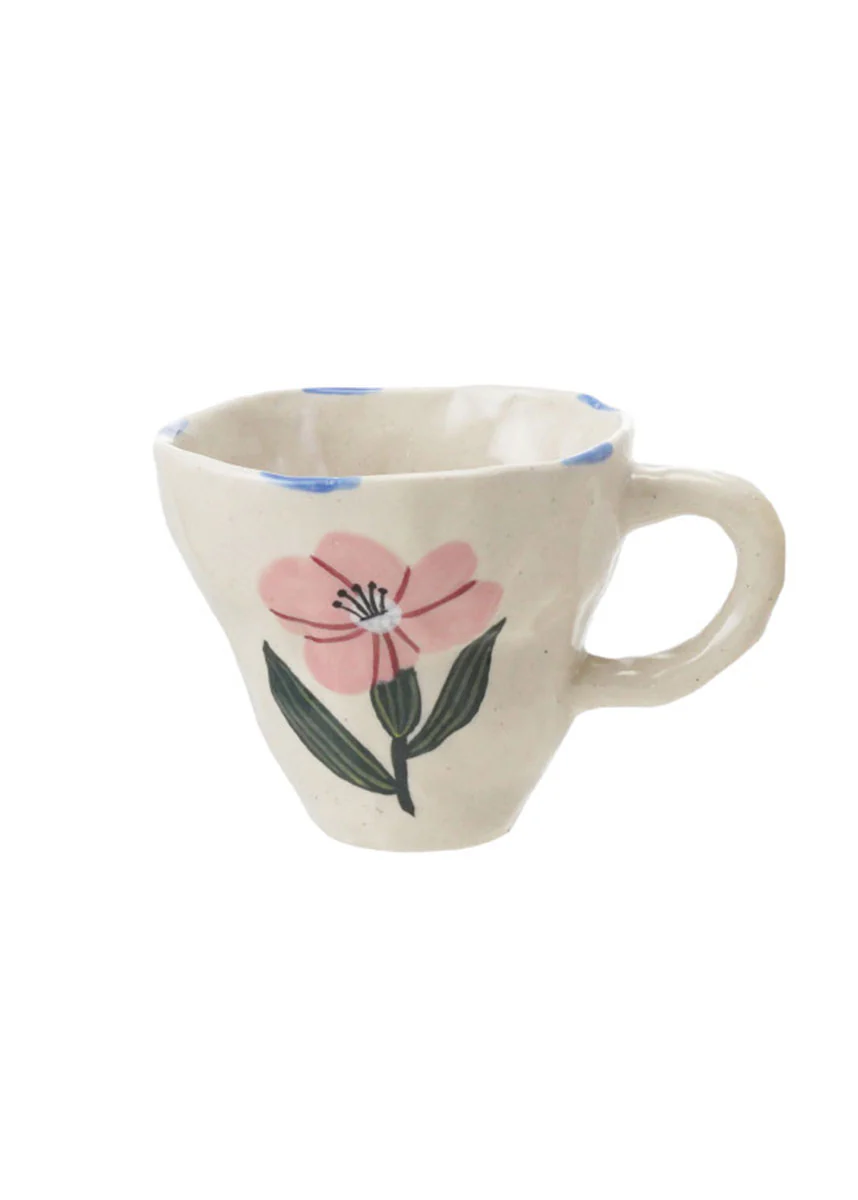Flower Painted Mug - Image 2