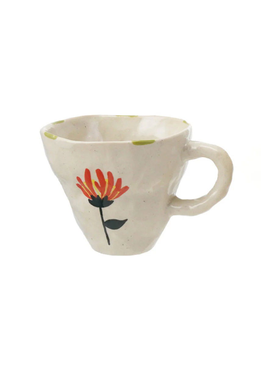 Flower Painted Mug - Image 3