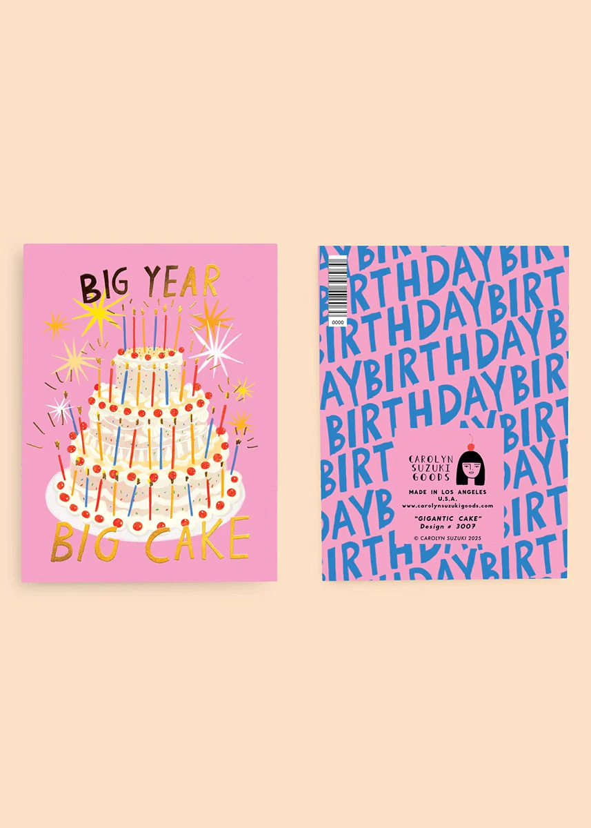 Gigantic Birthday Cake Card - Image 2
