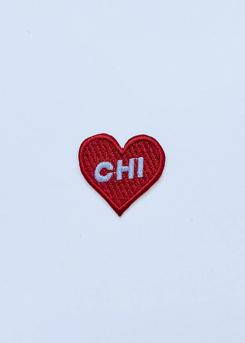 Heart Chi Patch - Red - Image 3