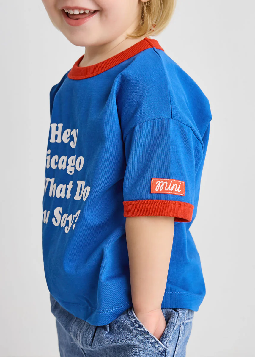 Hey Chicago Oversized Ringer Tee - Image 6