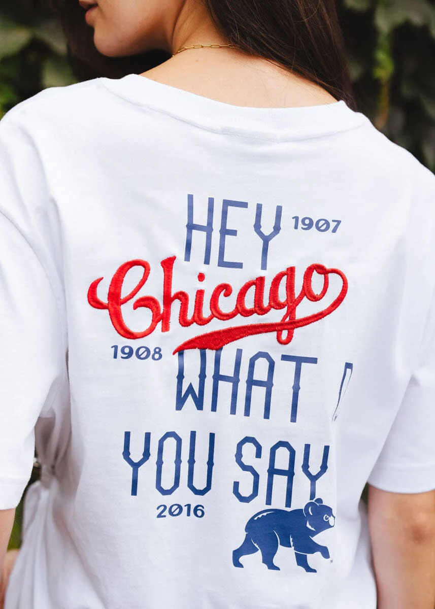 Hey Chicago Oversized Tee - Image 3