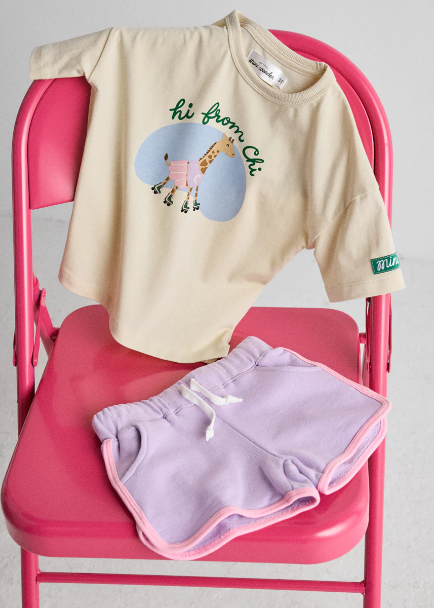 Hi From Chi Oversized Tee & Short Set - Image 2