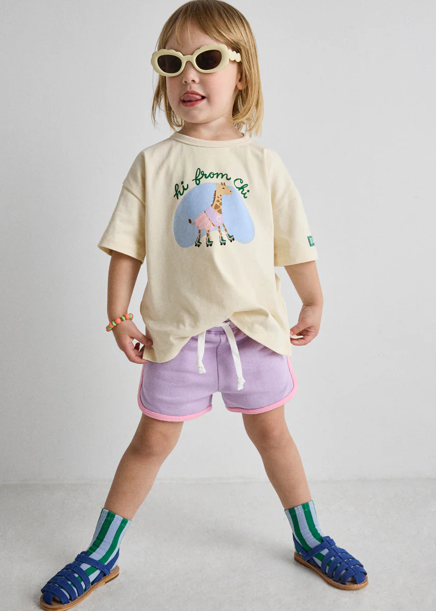 Hi From Chi Oversized Tee & Short Set - Image 3