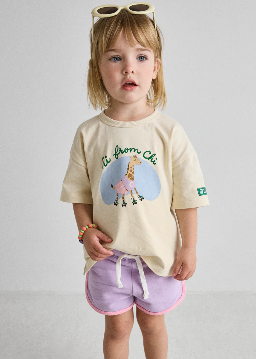 Hi From Chi Oversized Tee & Short Set - Image 5